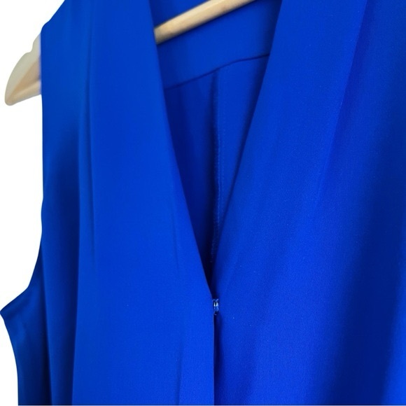 Babaton Phoenix sleeveless wrap mini dress royal blue size 4 excellent condition - Picture 6 of 12